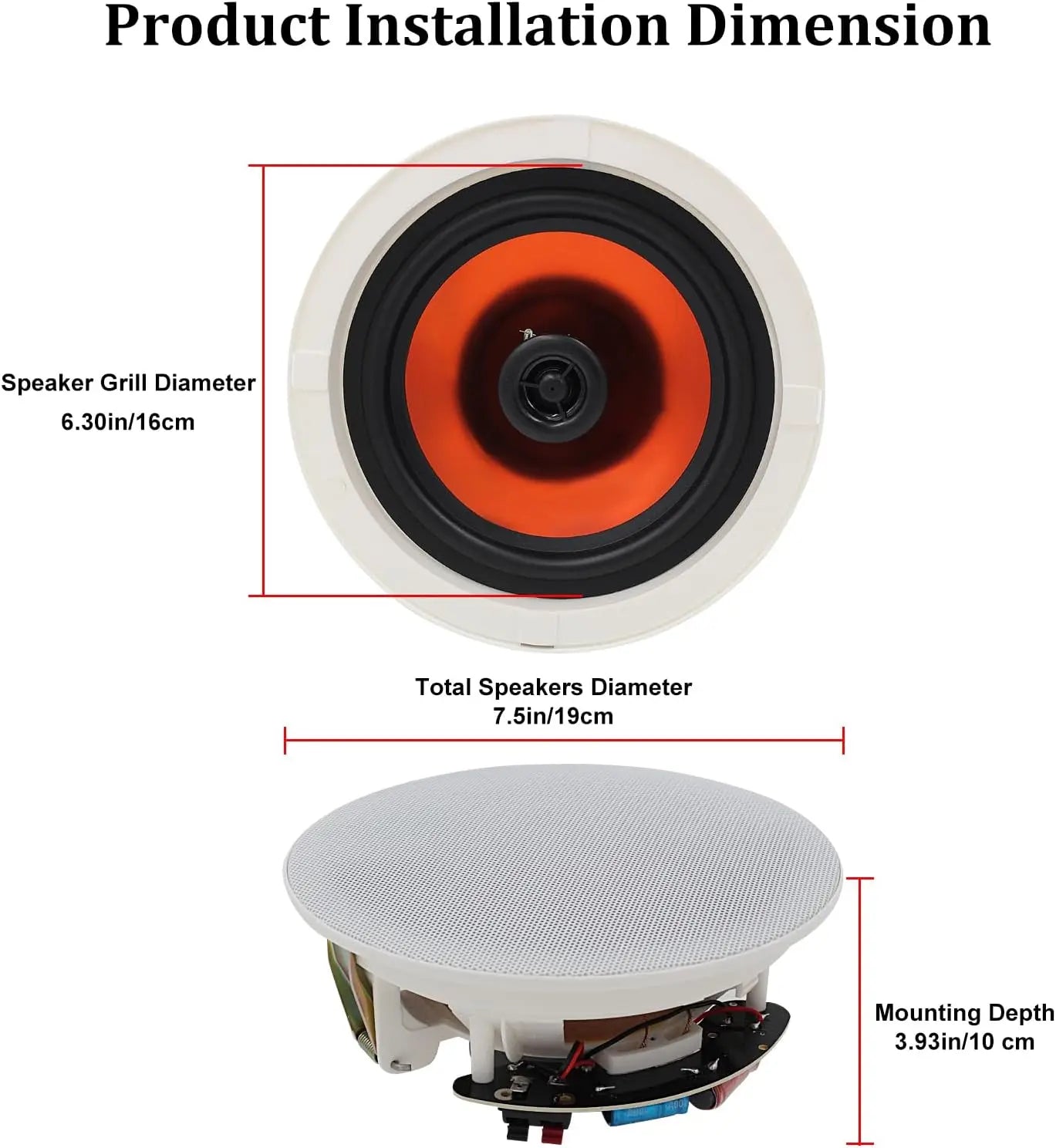 Ceiling Bluetooth Speaker and Receiver