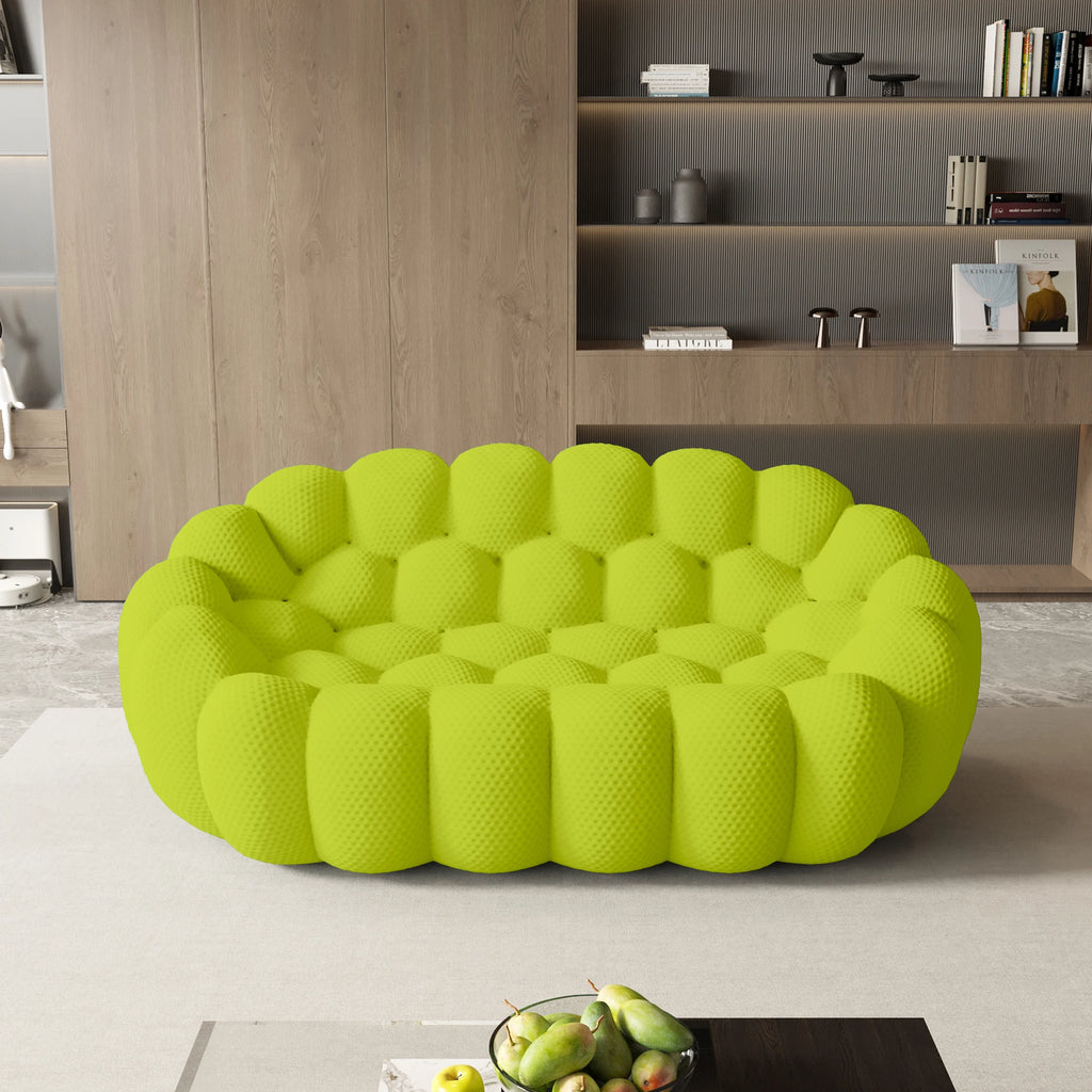 Modern Curved Boneless Sofa