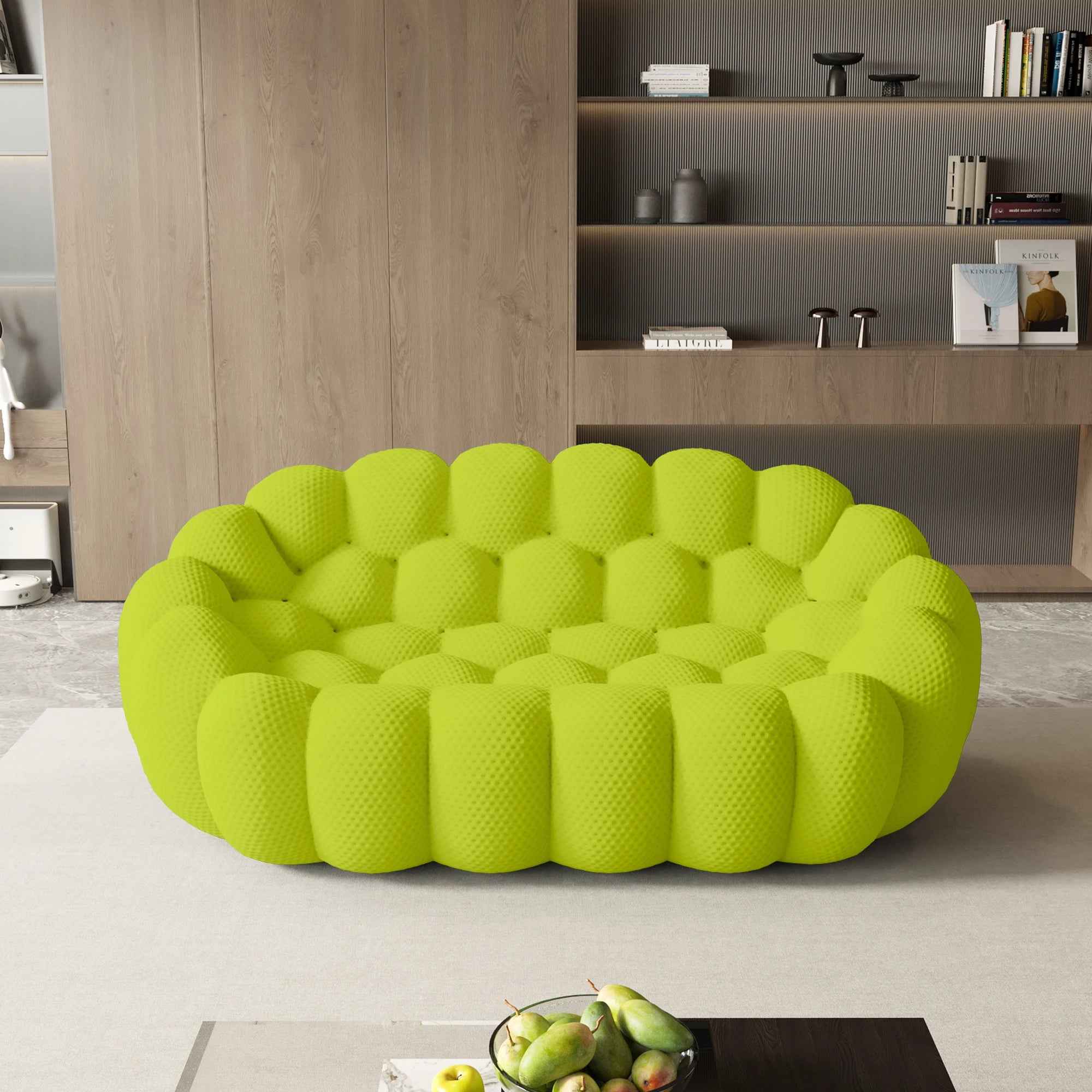 Modern Curved Boneless Sofa