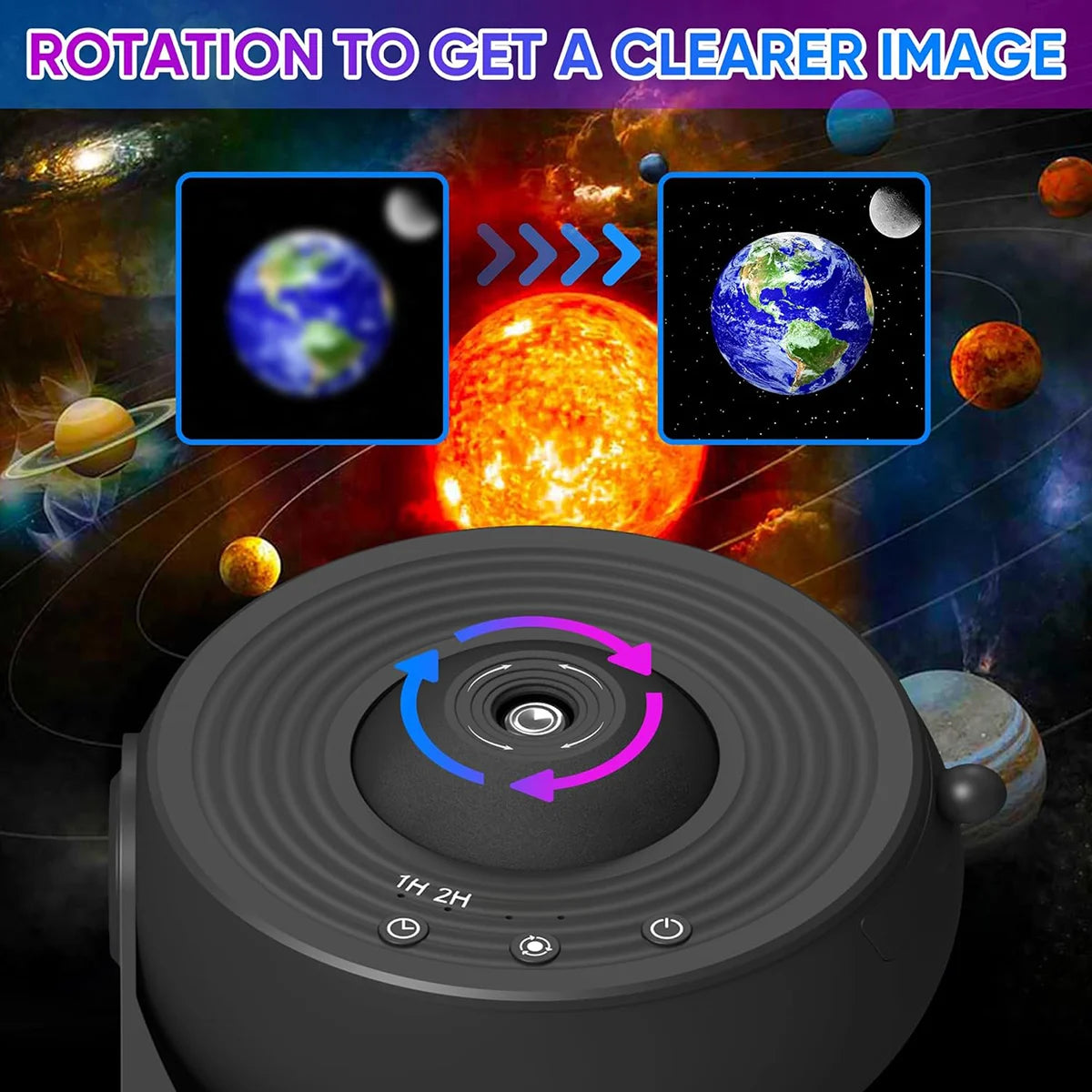 13 In 1 Galaxy Star Projector Night Light