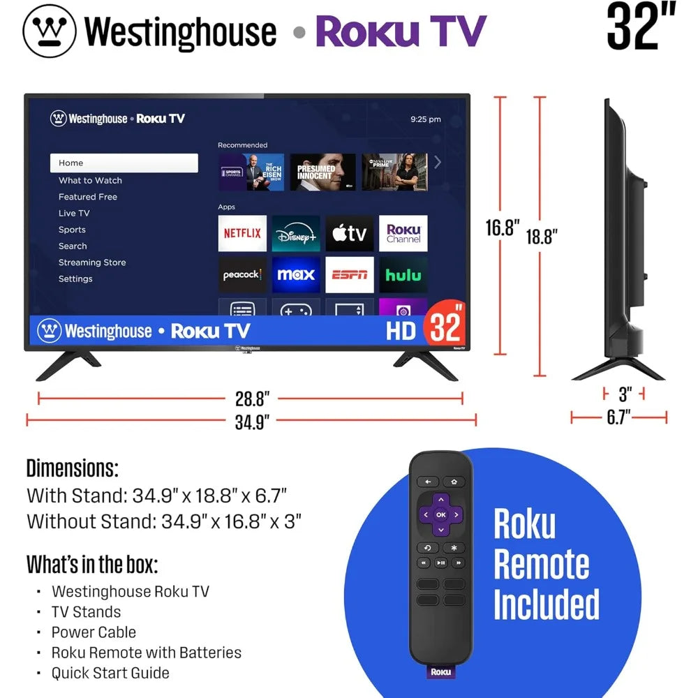 Westinghouse Roku TV - 32 Inch Smart TV