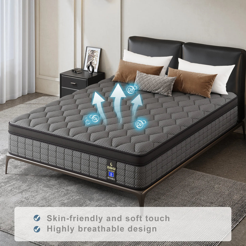 12"14""Gel Memory Foam Hybrid Pocket Spring Mattress