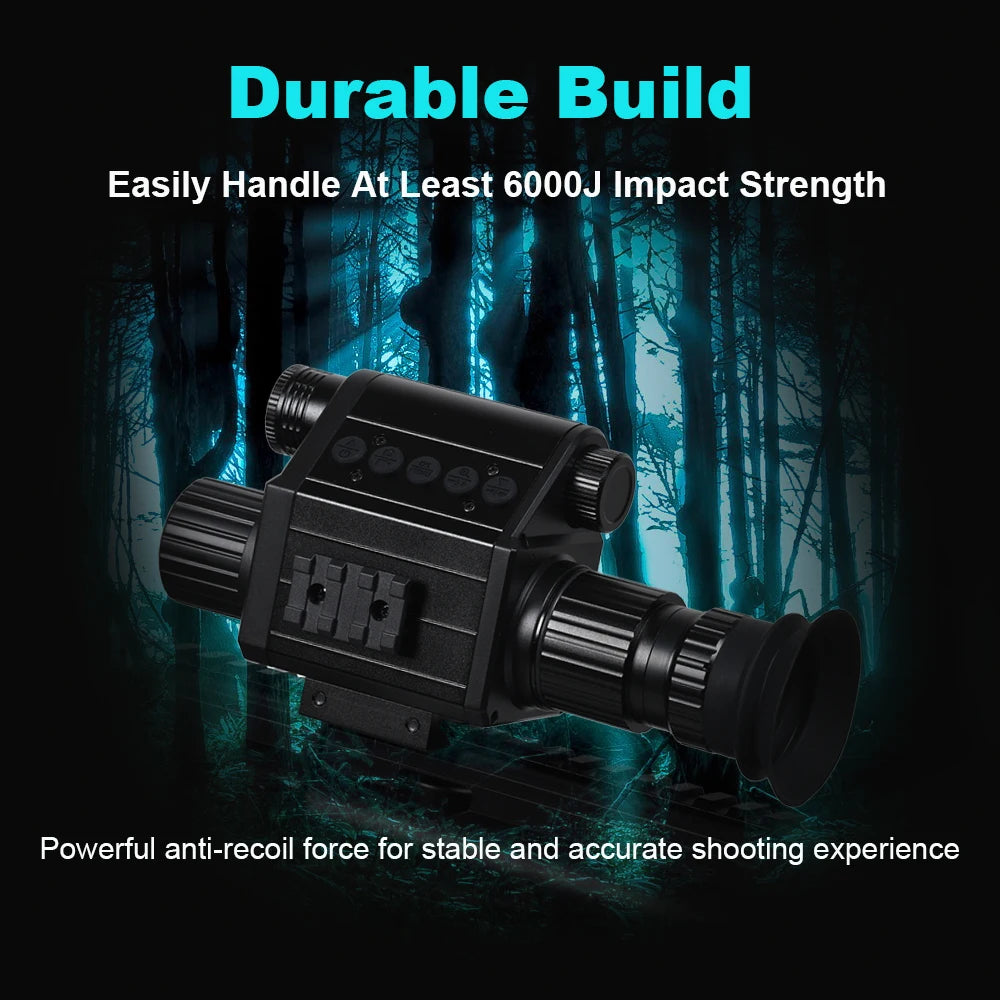 5X Zoom HD 1080P Digital Night Vision Riflescope, Sight Monocular