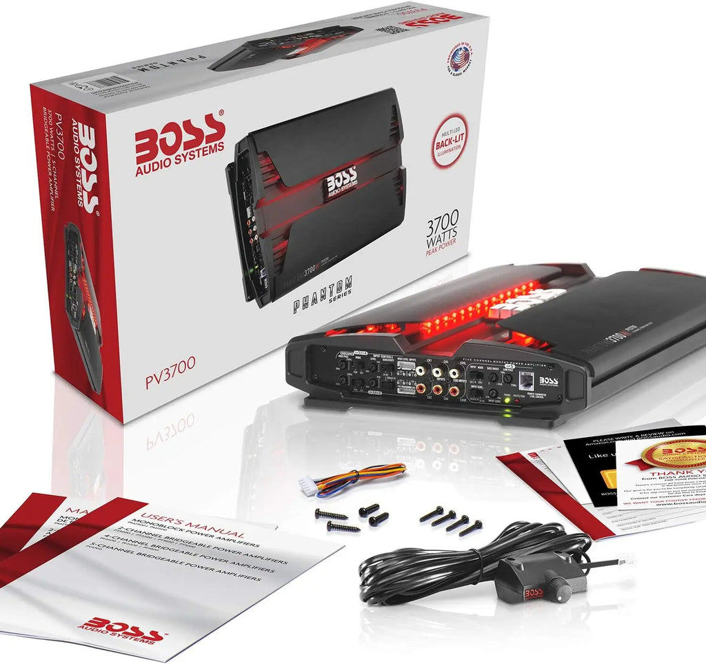 Audio Systems PV3700 5 Channel Car Stereo Amplifier