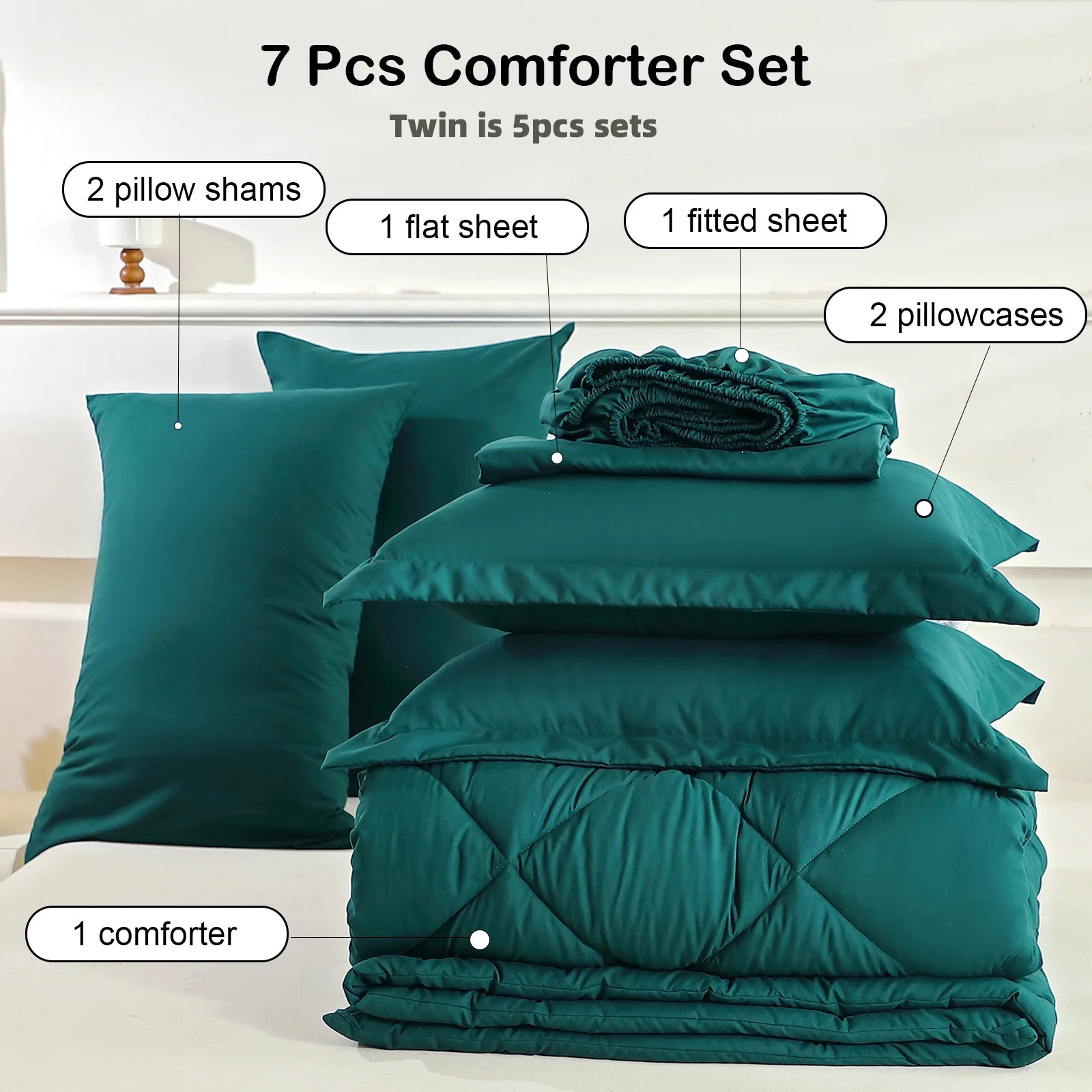 Home Decor Comforter Fitted Sheet Sleeping Sets