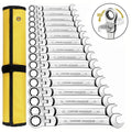 8pcs Durable Ratchet Wrench Set Metric 8-19mm