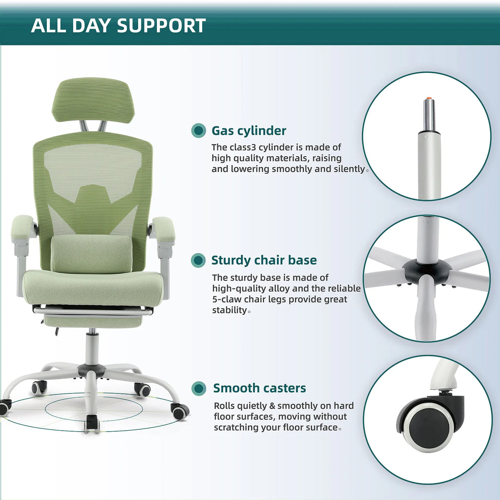 Ergonomic Reclining High Back Mesh Gaming Chair