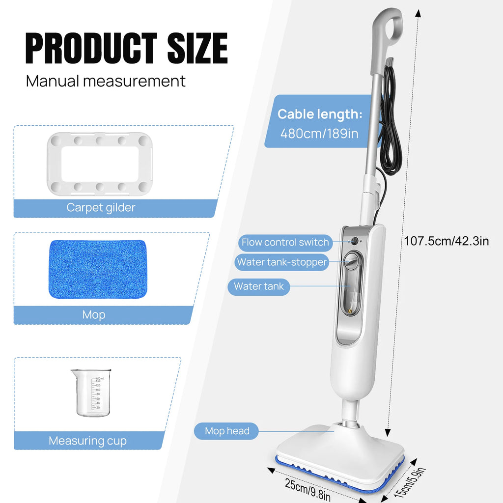 12 IN 1 Electric Steam Mop