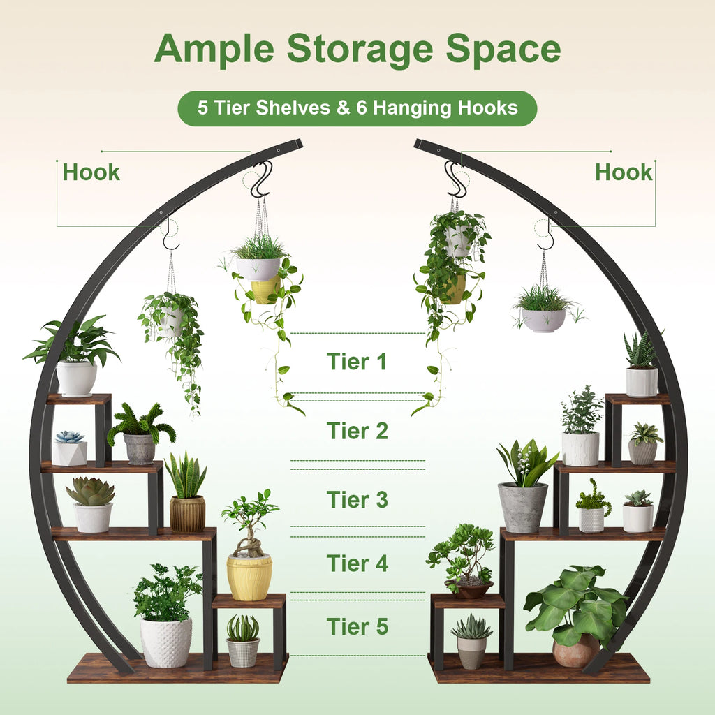 5 Tier Flower Plant Stand Indoor