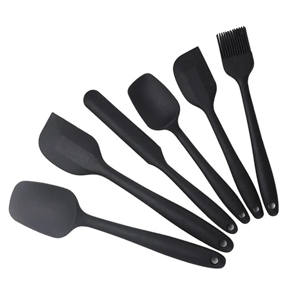 6 Pcs Food Grade Silicone Spatulas