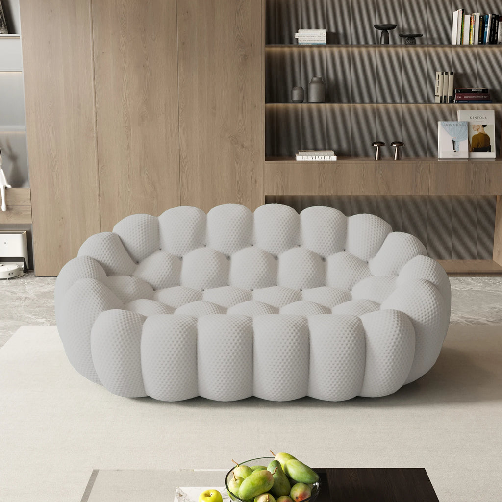 Modern Curved Boneless Sofa