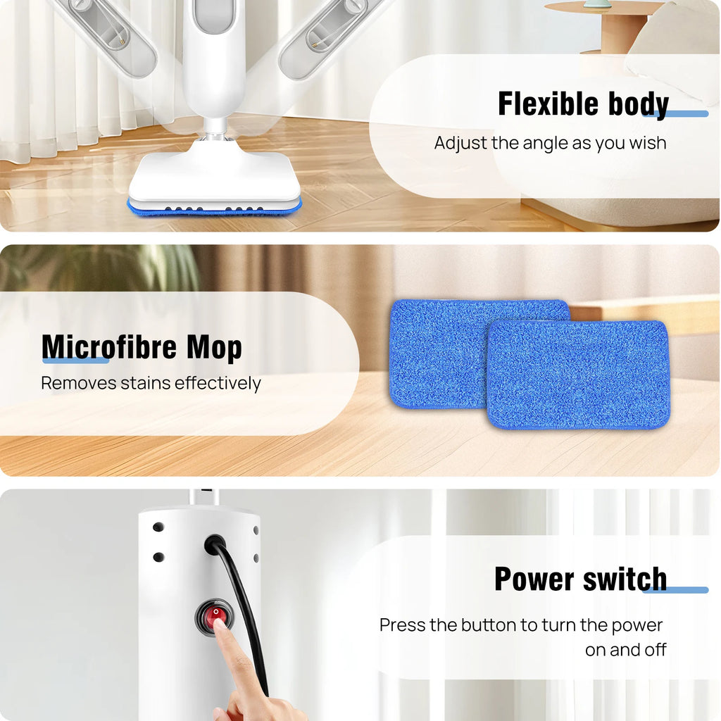 12 IN 1 Electric Steam Mop