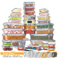 Food Storage Set - 24 Airtight Containers & Lids