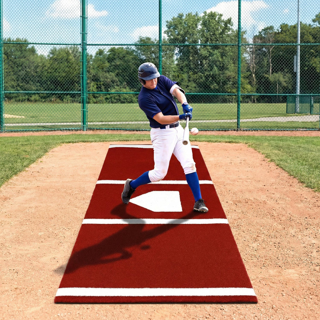 Softball Pitching Mat 10 x 3 Feet Softball Training Aid