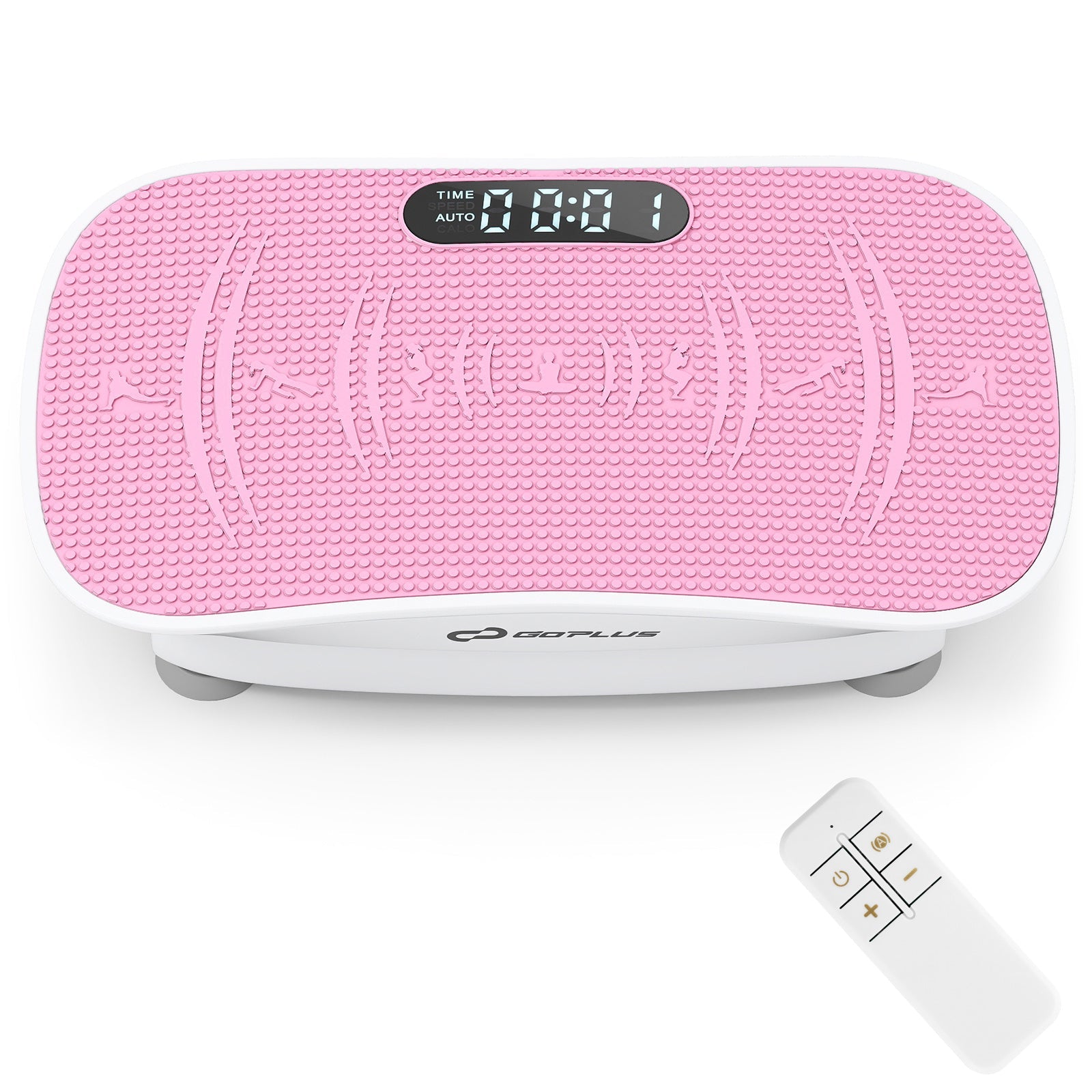 Vibration Plate Exercise Machine for Lymphatic Drainage and Weight Loss with 10 Speed Intensities