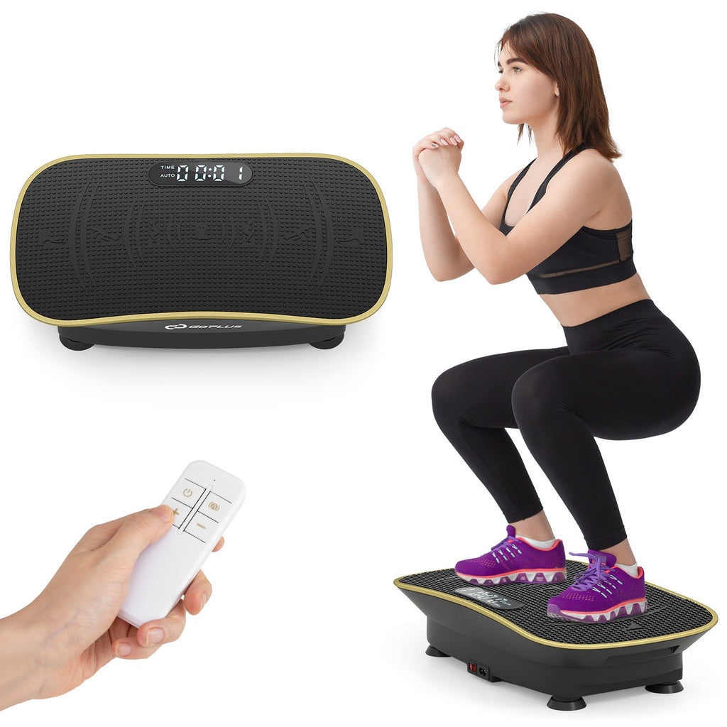 Vibration Plate Exercise Machine for Lymphatic Drainage and Weight Loss with 10 Speed Intensities