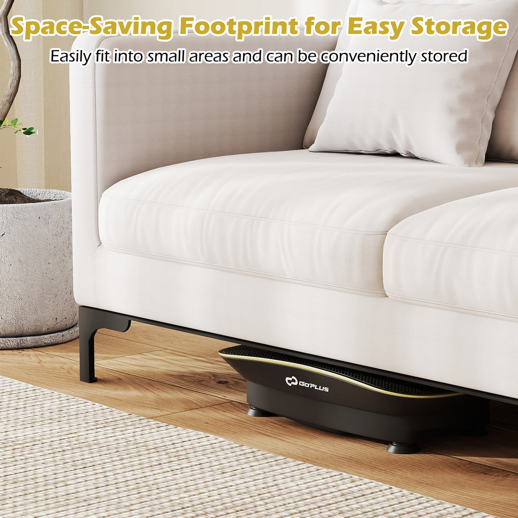 Vibration Plate Exercise Machine for Lymphatic Drainage and Weight Loss with 10 Speed Intensities