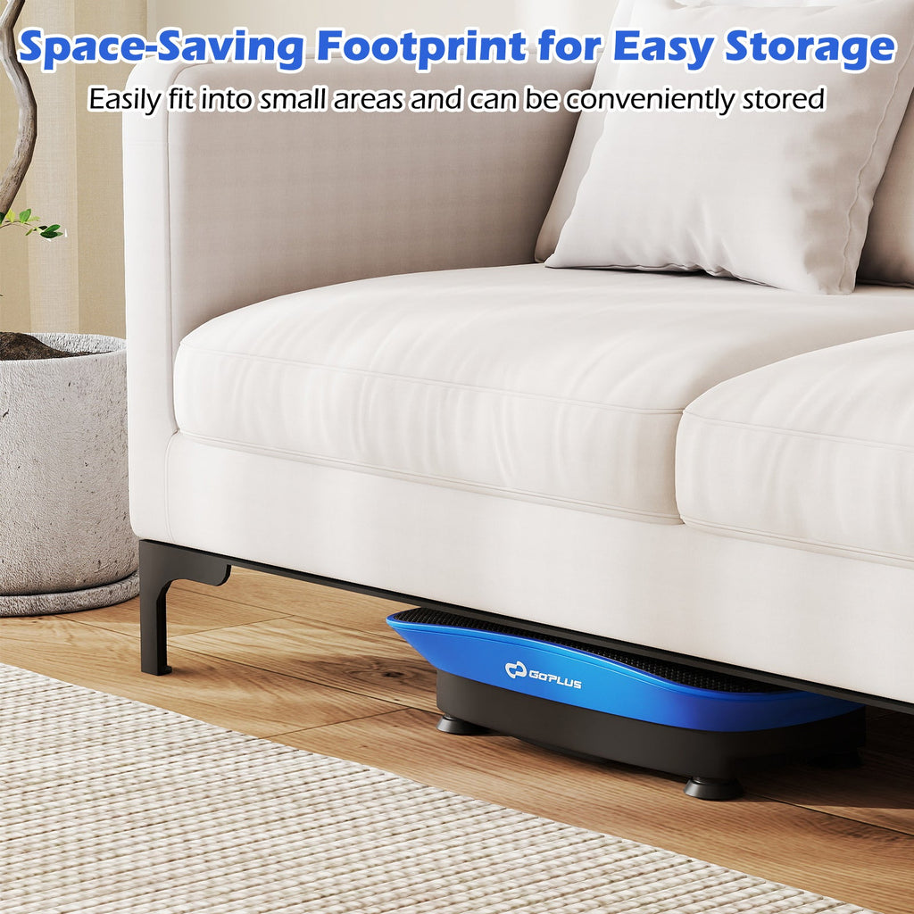 Vibration Plate Exercise Machine for Lymphatic Drainage and Weight Loss with 10 Speed Intensities