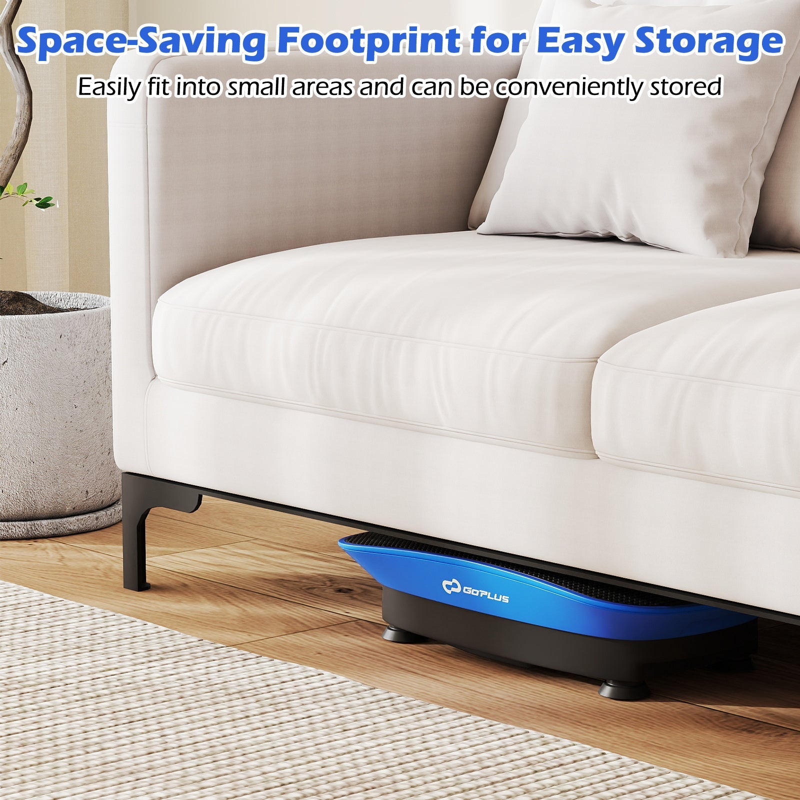 Vibration Plate Exercise Machine for Lymphatic Drainage and Weight Loss with 10 Speed Intensities