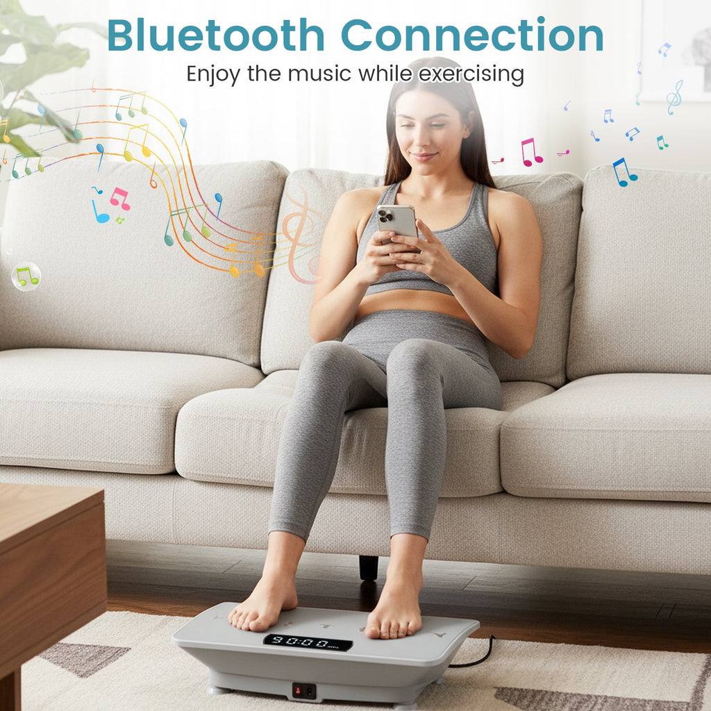 Vibration Plate Exercise Machine with Gravity Sensor for Home
