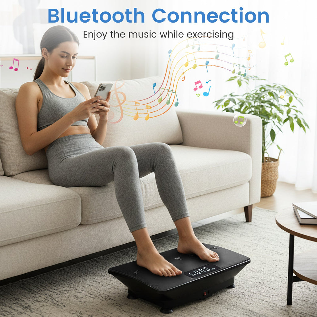 Vibration Plate Exercise Machine with Gravity Sensor for Home