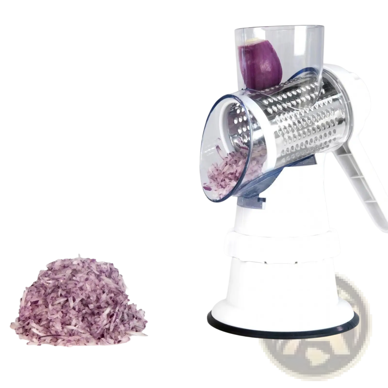 Vegetable Slicer 3 in 1 Manual Rotary Grater Mandoline